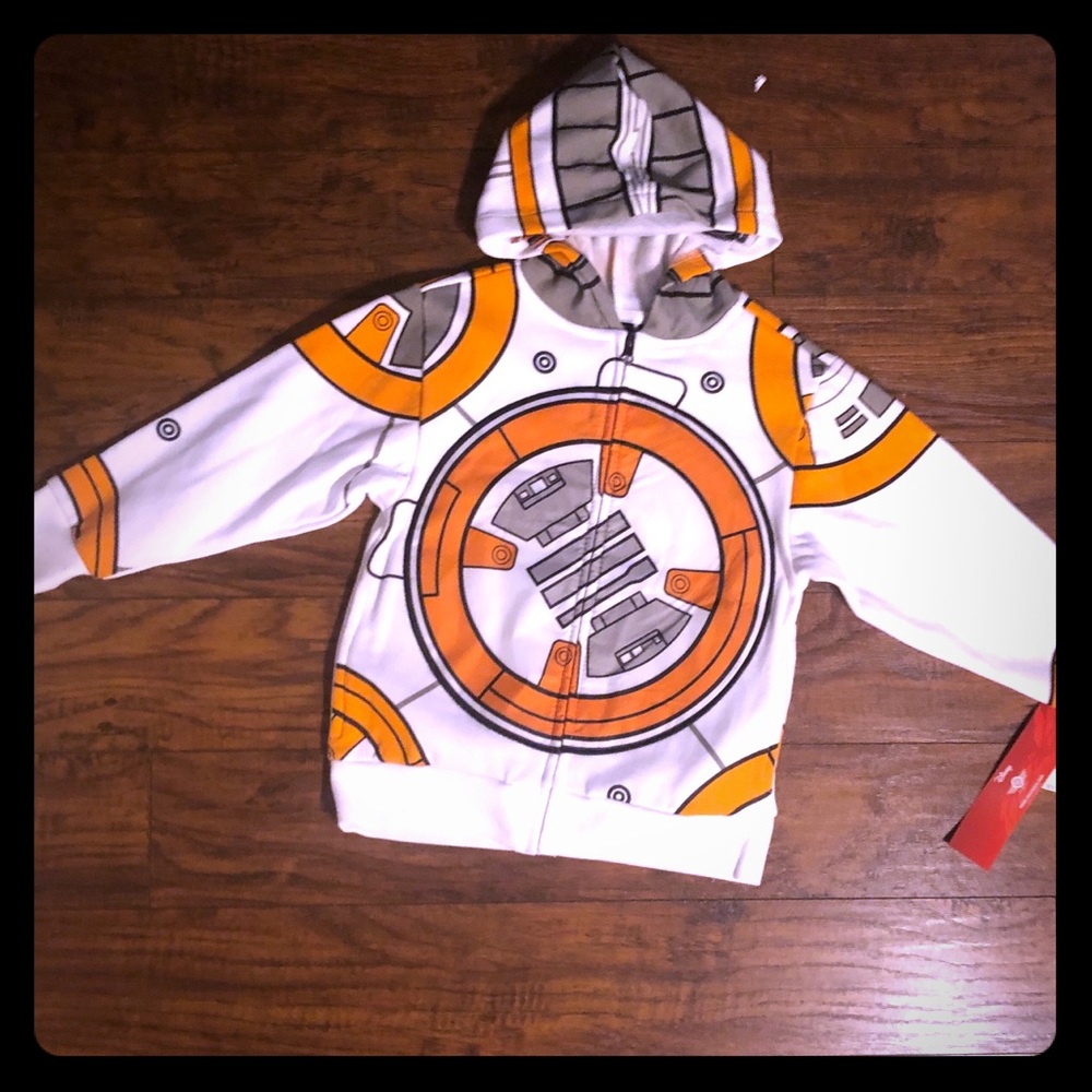 Star Wars BB-8 kids zip-up hoodie!